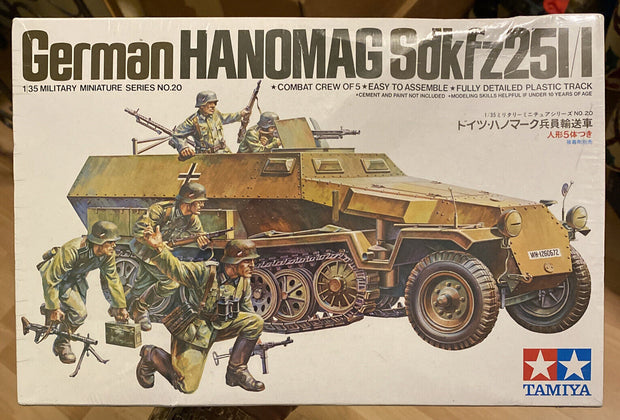 Tamiya 35020 1/35 scale German Hanomag Sdkfz251/1