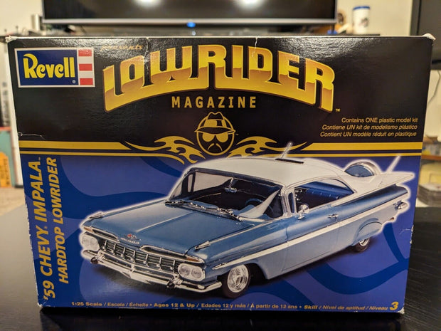 Rare 1/25 Scale Revell Lowrider Magazine 1959 Chevrolet Impala