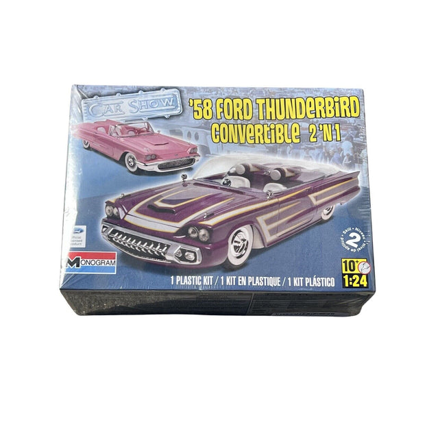 '58 Ford Thunderbird Convertible 2 'n 1- 1/24 scale