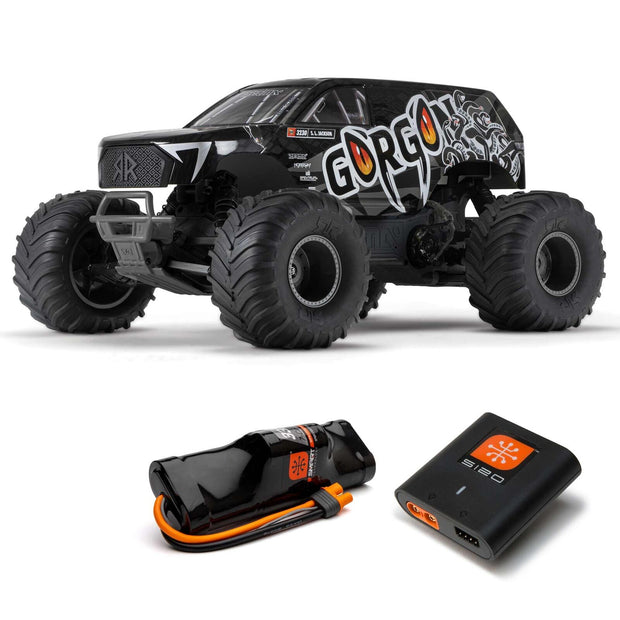 ARRMA GORGON 1/10 2WD, Gunmetal (Kit) With battery and charger