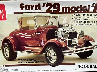 AMT 6572 1929 Ford Model A Roadster 2n1 1/25