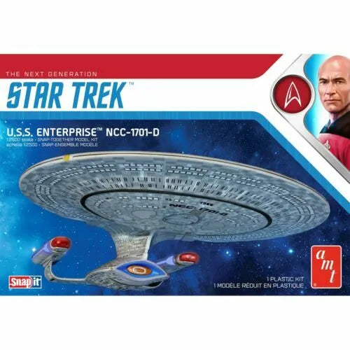 Star Trek USS Enterprise-D NCC-1701-D, The next generation (Snap Kit)