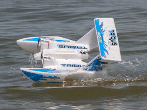 Tribus 250 Electric Powered RTF Amphibious Aircraft; Blue