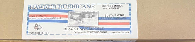 Hawker Hurricane (War Bird Series)- Profile Control Line Model Kit