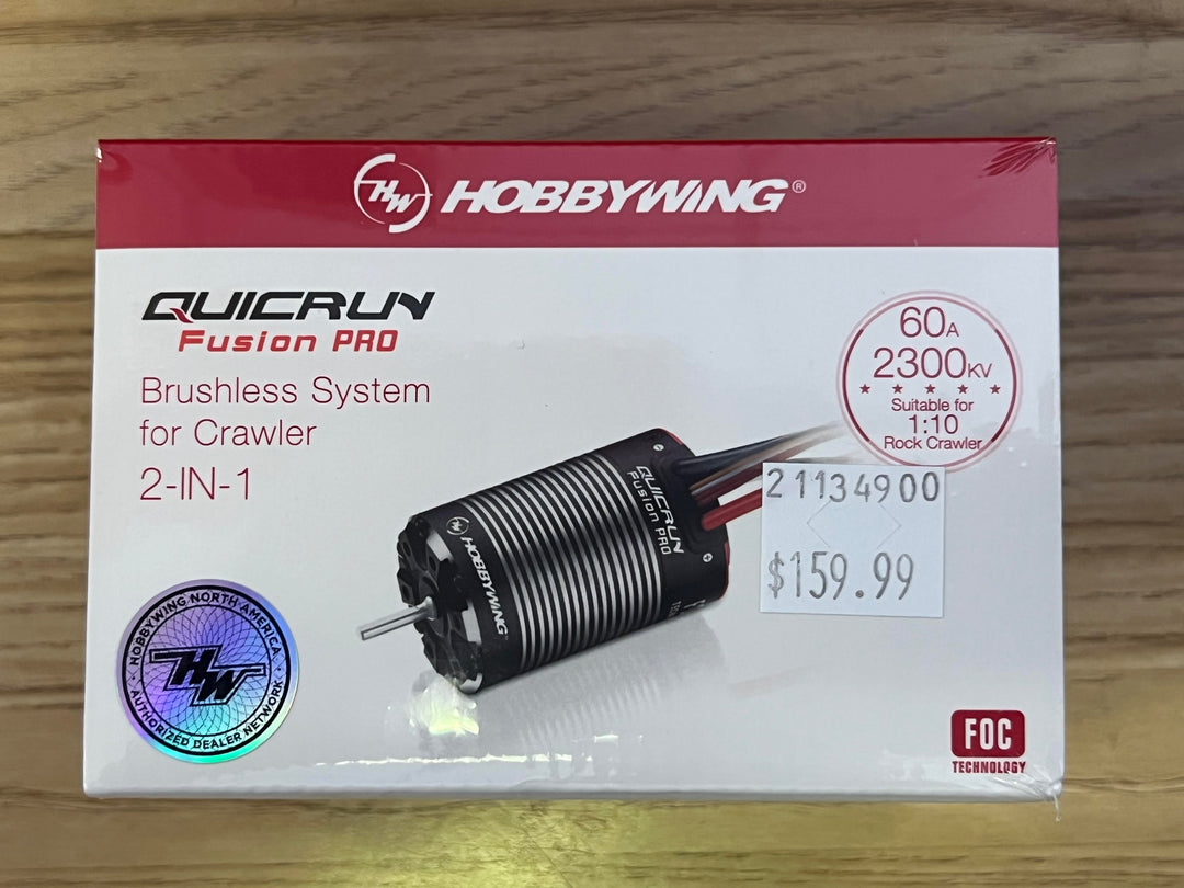 Brushless Motor And Esc Hobbywing Quicrun Fusion PRO 2300KV 2-in-1