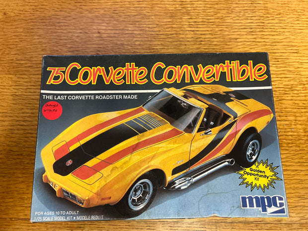 75 Corvette Convertible 1/25 Scale