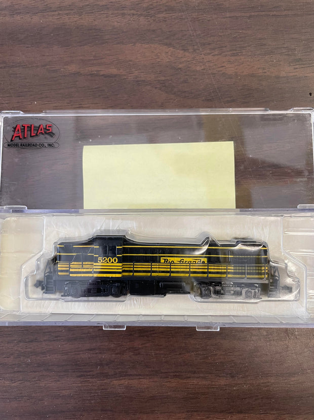 Atlas N gauge Rio Grande #5200, #42009-Alco RS-3