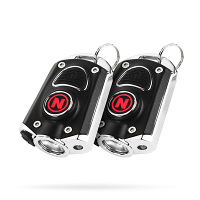 Mycro 400 Lumen Rechargeable Key Chain Flashlight - Black