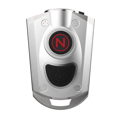 Mycro 400 Lumen Rechargeable Key Chain Flashlight - Silver