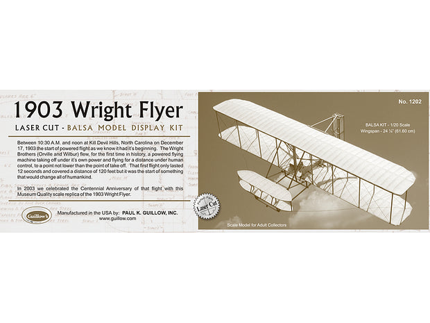 1903 Wright Flyer 1/20