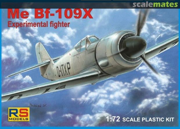 Me Bf-109X Experimental Fighter - 1/72 scale