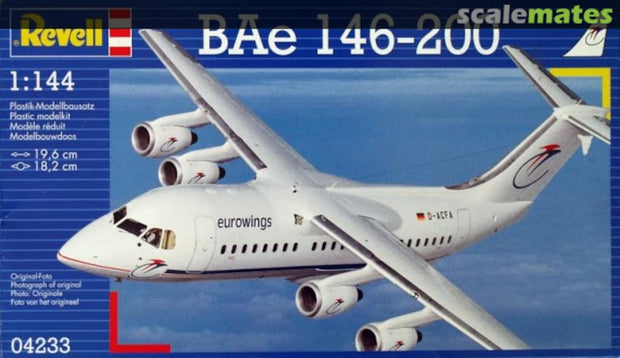 1/144 scale- BAe 146-200