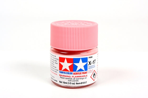 Tamiya Acrylic Paint 1/3oz. Pink X17