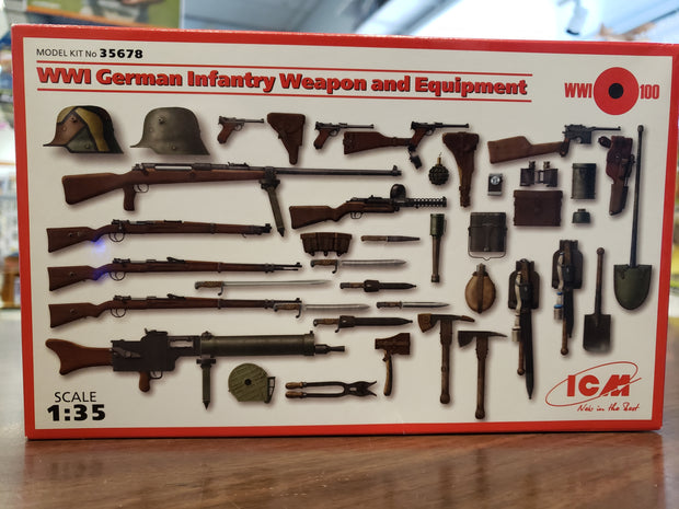 WW1 German infantry weapons and equipment