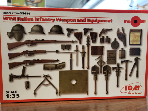 WW1 Italian infantry weapons and equipment