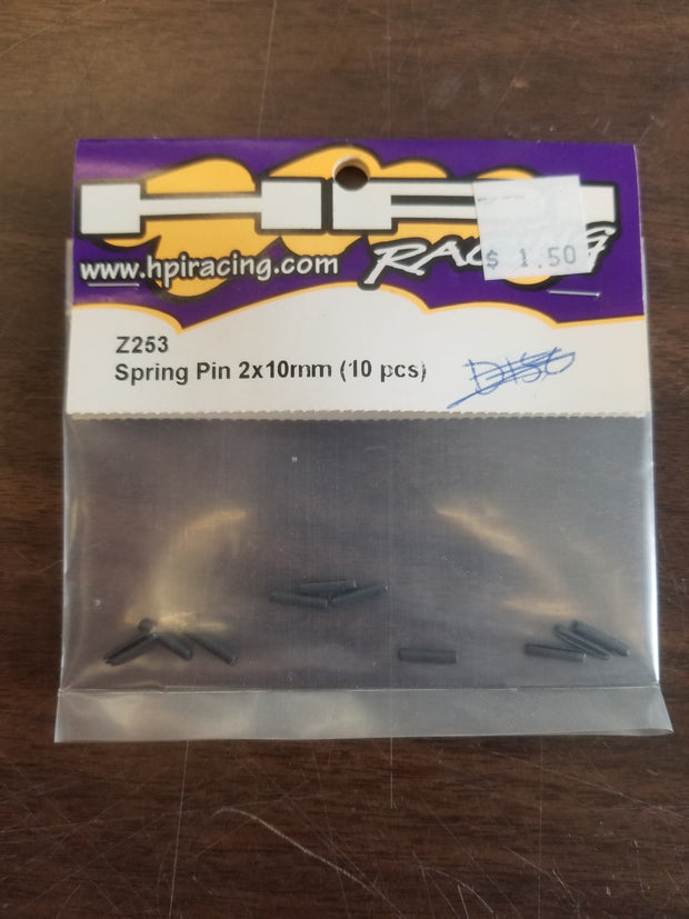 Spring Pin 2x10mm (10pcs)