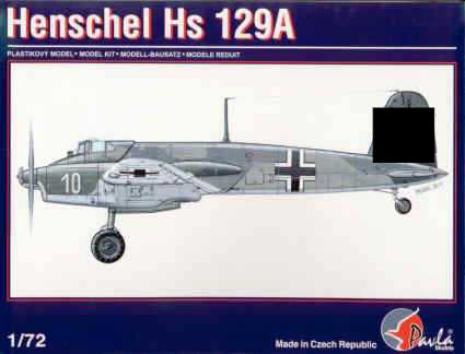 Henschel Hs 129A- 1/72 scale