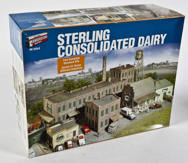 STERLING COSOLIDATED DAIRY- 1/87 scale (HO scale structure kit)