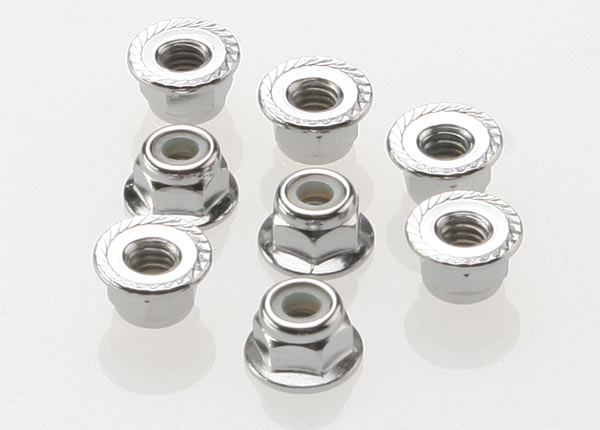 Nut 4mm Flanged