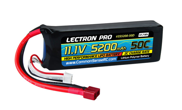 Lectron Pro 11.1volt 5200mah 50c