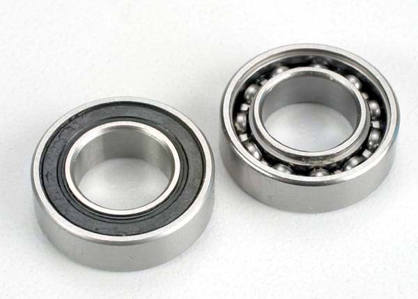 Ball bearings, crankshaft, 9x17x5mm (front & rear) (2)
