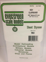 Styrene Sheets Clapboard