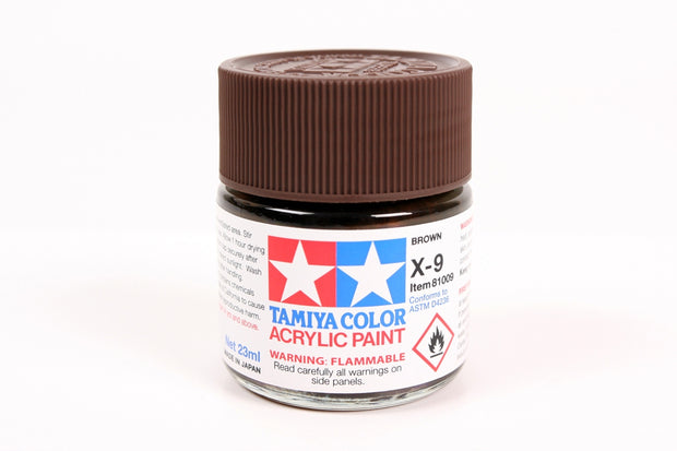 Tamiya Acrylic Paint 23ml Brown X-9