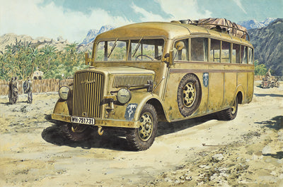 Opel Blitz Omnibus (model W.39 Ludewig-built, late)- 1/72 scale