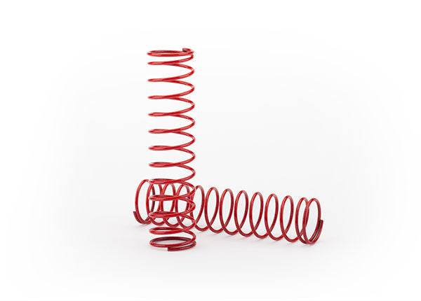 Springs, red (for Big Bore shocks) (2.5 rate) (2)