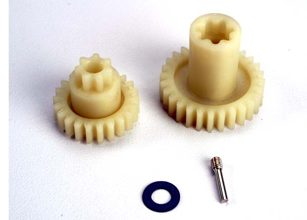 Primary gears: forward (28-T)/ reverse (22-T)