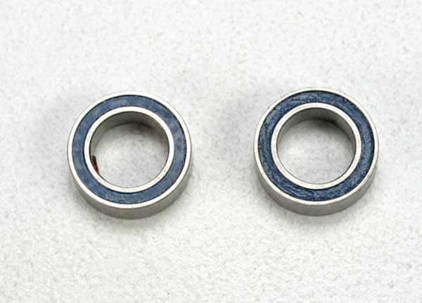 Ball bearings, blue rubber sealed 5x8x2.5mm (2)