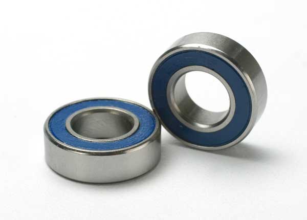 Ball Bearings Blue Rubber Sealed 8x16x5mm (2)