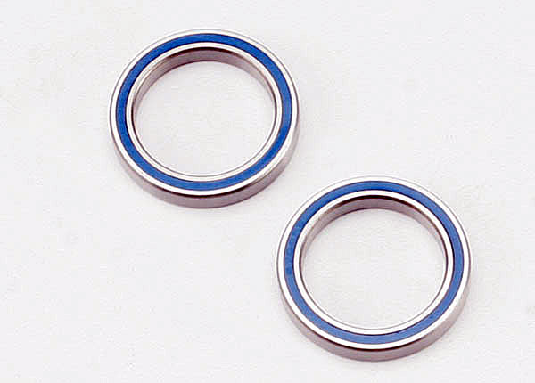 Ball Bearings Blue Rubber Sealed 20x27x4mm (2)