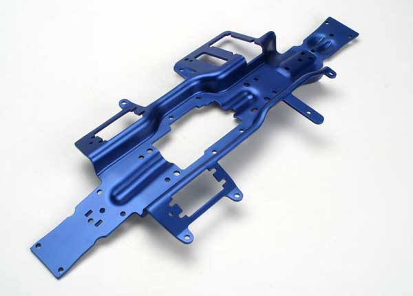 Chassis, Revo (3mm 6061-T6 aluminum) (anodized blue)