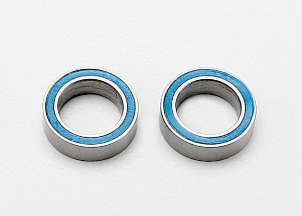 Ball Bearings Blue Rubber Sealed 8x12x3.5mm (2)