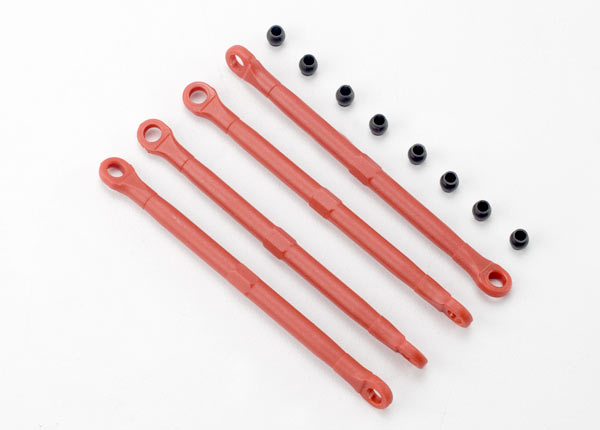 Toe Link Front & Rear Molded Red