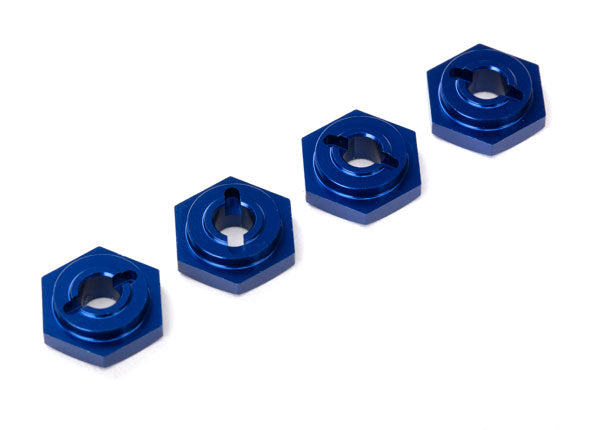 Wheel Hubs Hex Aluminum Blue