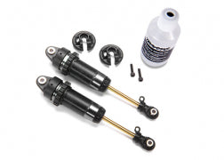 Shocks, GTR xx-long hard-anodized, PTFE-coated bodies with TiN shafts (assembled) (2) (without springs)