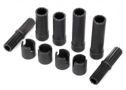 Half shafts, center (internal splined, front & internal splined, rear/ external splined/ pin retainer