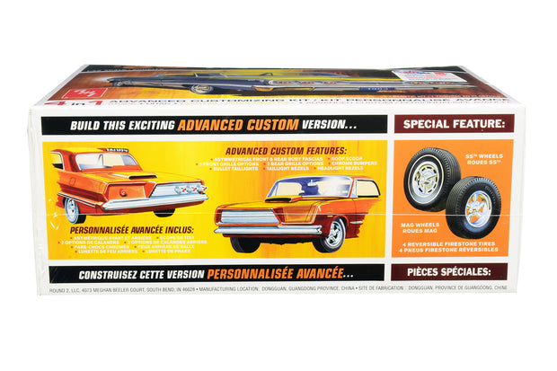 1963 Chevrolet Impala SS Hardtop 4 in. 1 Kit 1 by 25 Scale Model