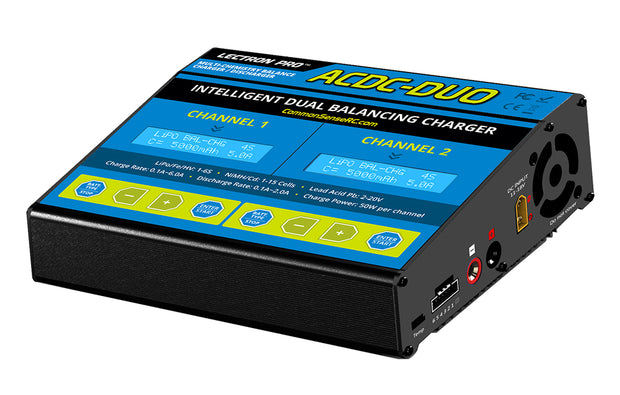 ACDC-DUO - Two-Port Multi-Chemistry Balancing Charger (LiPo/LiFe/LiHV/NiMH)