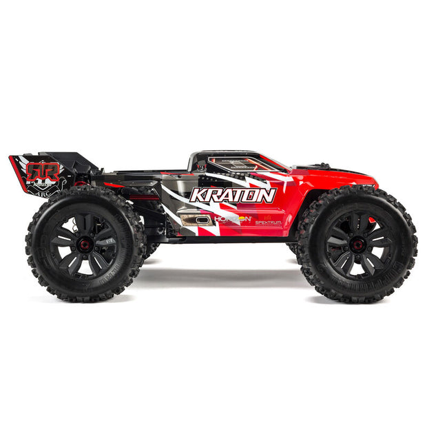 1/8 KRATON 6S V5 4WD BLX Speed Monster Truck with Spektrum Firma RTR, Red