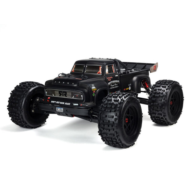 1/8 NOTORIOUS 6S V5 4WD BLX Stunt Truck with Spektrum Firma RTR, Black