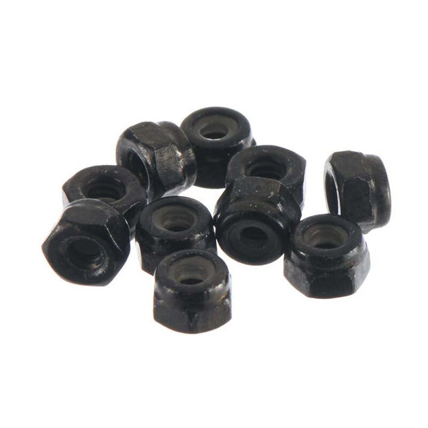 M2 Nylon Locking Hex Nut (Black)(10pcs)