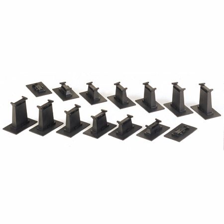 HO E-Z Track 14 piece Graduated Pier Set