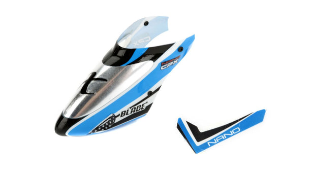 Complete Blue Canopy with Vertical Fin: Nano CP X