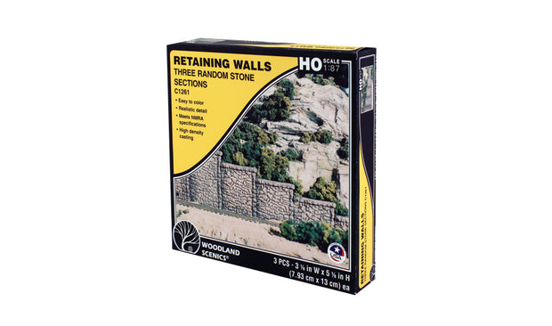 Random Stone Retaining Wall HO