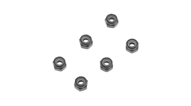 3mm Nylon Insert Lock Nuts (6)