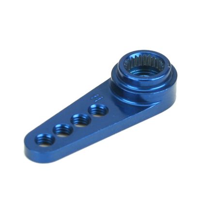 1/2 machined alum. servo arm HRC Blue