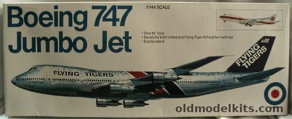 Boeing 747 Jumbo Jet (Flying Tigers)- 1/144 scale